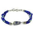 thumbnail image 1 of Teardrop Healing Gemstone Cabochon Crystal Seed Beaded Multi Strand Bracelet - Womens Fashion Handmade Jewelry Boho Accessories, 1 of 2