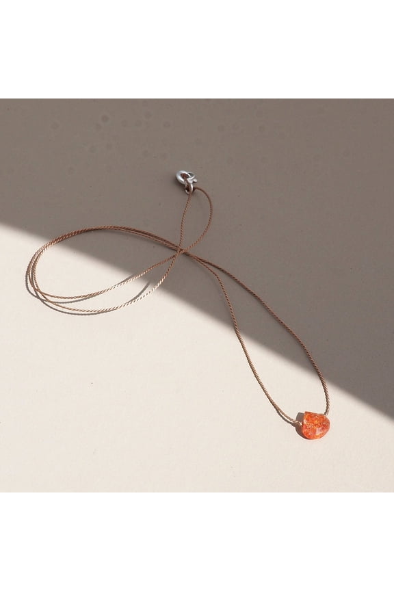 Teardrop Necklace - Choose Your Gemstone