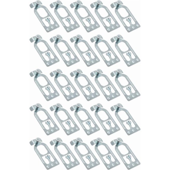 Teardrop Pallet Rack Safety Clip 25PCS Warehouse Storage Pallet Racking Beam Safety Clips, Connector Cross Beam Locker, Safety Steel Pallet Rack Clip Teardrop