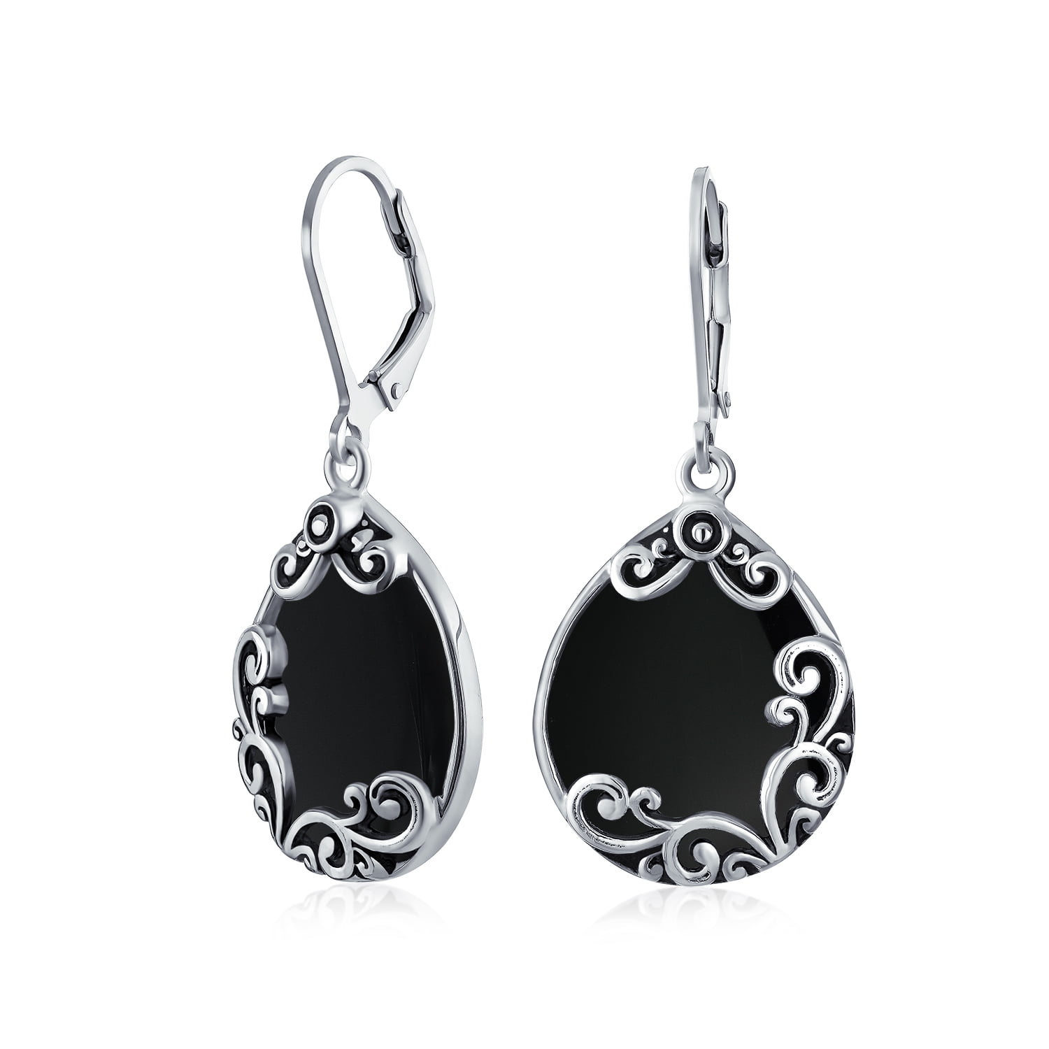 Buy Oomph Crystal Beads Fashion Western Design Black Drop Earrings Online  At Best Price @ Tata CLiQ