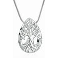 thumbnail image 1 of Teardrop Tree of Life Urn Necklace for Ashes Stainless Steel Cremation Jewelry Memorial Urn Pendant for Men Women Ash Holder, 1 of 6