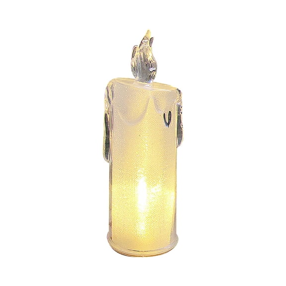 Tears Candle LED Decorative Night Light, Romantic Simulation Flame Lamp Bedside Ornament Light, Battery Powered Wedding Party Table Decoration, Soft Warm Ambient Mood Light