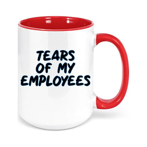 Tears Of My Employees, Boss Mug, Funny Employee Mug, Coworker Mug, Best Boss Gift, Boss's Day Gift, Boss Coffee Cup, Gift For Boss, Employee, RED