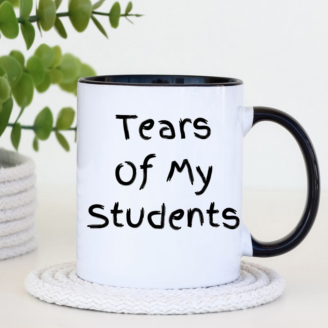 White Ceramic 11oz Funny Teacher Appreciation Mug