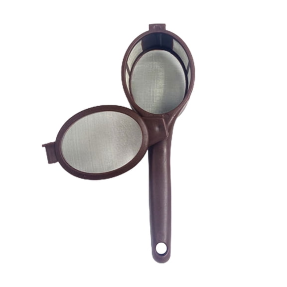 Jesscasday Reusable Coffee Filter Spoon Kitchen Gadget Coffee Capsuled Powder Filter Spoon Easy to Clean Teas Filter with Handle