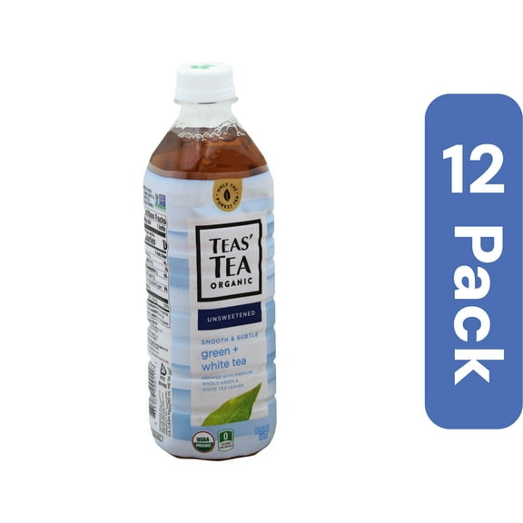 Teas' Tea Organic Green & White Tea 16.9 fl oz (Pack Of 12)