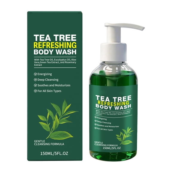 Teas Tree Refreshing Shower Gel For Men And Women To Relieve Discomfort 150ml
