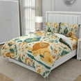 thumbnail image 1 of TeasBank 3D Printing Plants and Yellow Lion Full Duvet for Kids and Adult Cover Natural Theme Set Soft Microfiber Comforter Cover 1 Duvet Cover Set with 2 Pillowcases Bedroom Decoration, 1 of 4