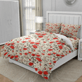 thumbnail image 1 of TeasBank Red Rose Bedding Sets 3D Printing Comforter Cover for Adult Soft Microfiber King Duvet Cover Fashion Room Decoration 3 Piece 1 Duvet Cover with 2 Pillowcases, 1 of 4