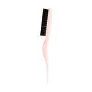 Teasing Boar Bristle Hair Brush for Women Three Row Rat Tail Combs Back Combing