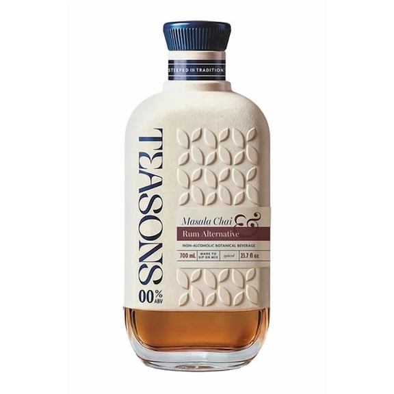 Teasons Masala Chai & Rum Alternative | Premium Tea-Based Non Alcoholic Spirit | Sophisticated No-Alcohol Drinks by Spirits of Virtue (700ml)