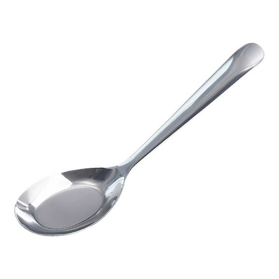 Teaspoon Cooking Spoon Metal Serving Spoon, 6.5 inch, Desert Spoon, Soup Spoon