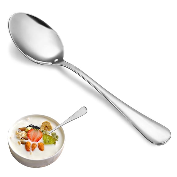 Teaspoon Set,6.7" Spoons Silverware,Premium Food Grade 18/10 Stainless Steel Tea Spoons,Durable Small Spoons,Good Teaspoons,Dessert Spoons,Kitchen Spoons Set,Mirror Finish & Dishwasher Safe