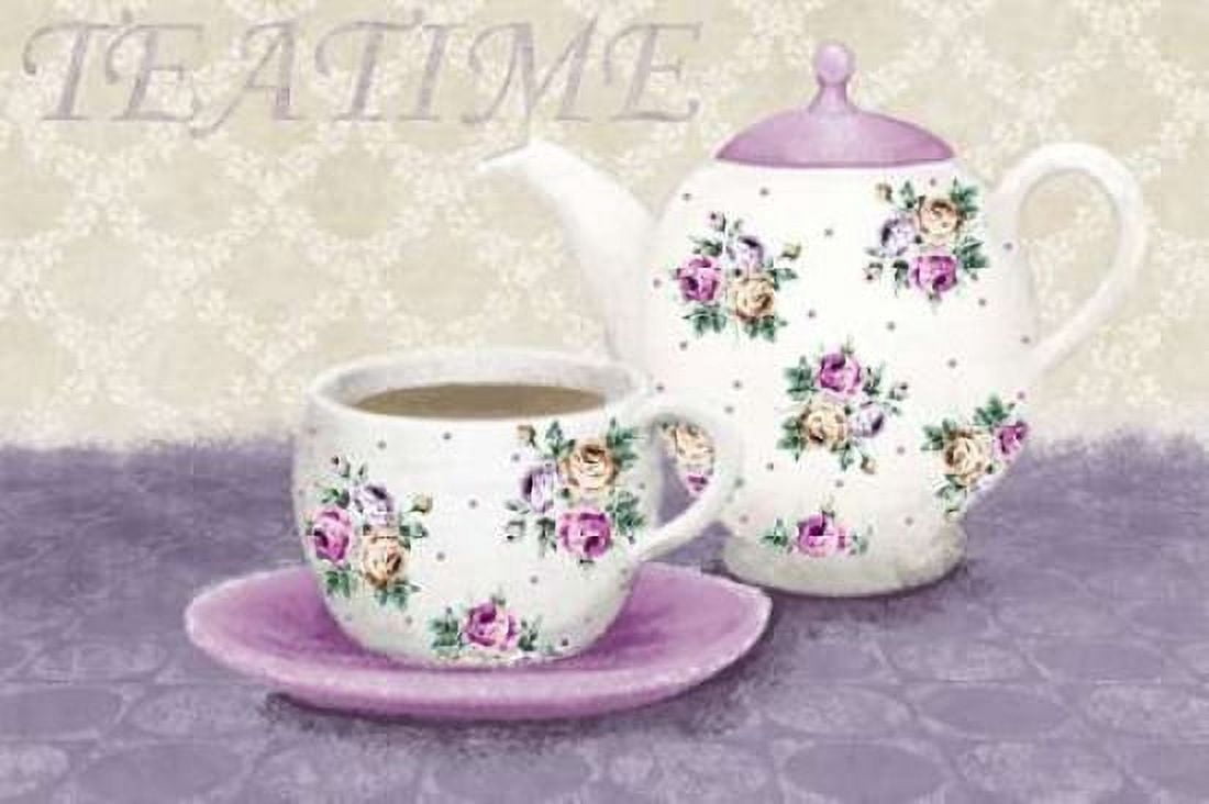 Teatime Canvas Art - Wood Linda (24 x 36)