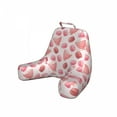 thumbnail image 1 of Teatime Reading Pillow Cover, Classic Vintage Tea Cups with Polka Dots and Macarons Pastry French Dessert, Unstuffed Printed Bed Rest Case from Soft Fabric, XL Size, Pale Pink Coral, by Ambesonne, 1 of 4