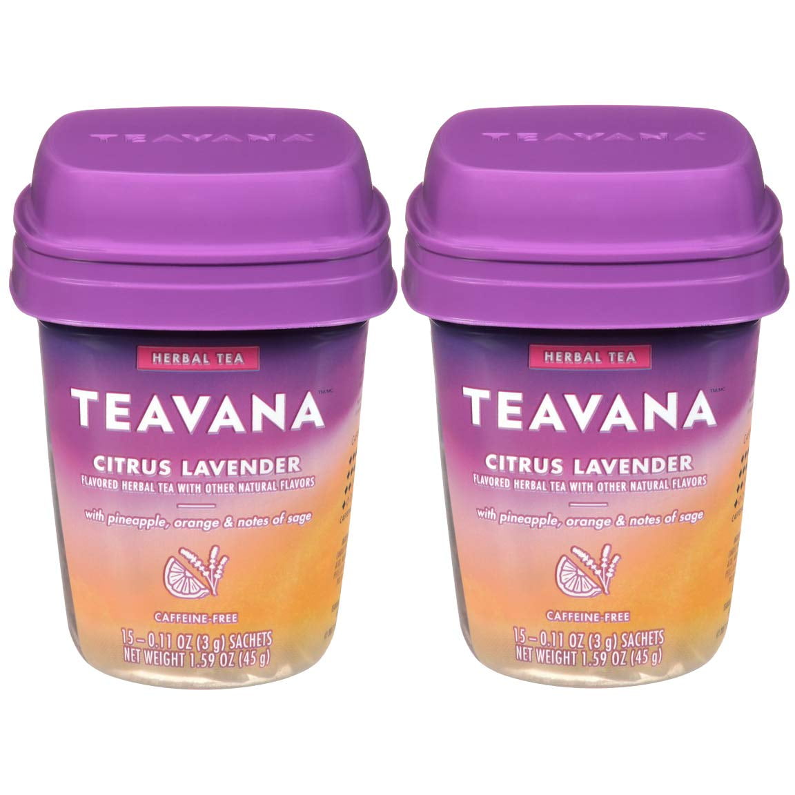 Teavana Citrus Lavender, Herbal Tea With Pineapple, Orange and Notes of