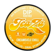 Teaza Herbal Energy Pouches Creamsicle Puck, 1 Can, 10 Pouches