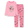 thumbnail image 1 of Beezizac Christmas Cute Pink Hot Cocoa Game Pajamas for Girls Soft Long Sleeves & Pants PJ Set Big Kid Jammies Size 18, 1 of 7