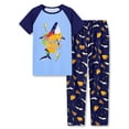 thumbnail image 1 of Beezizac Pajamas For Boys Fun Blue Shark Taco Short Sleeves & Pants 2-Piece PJs Set Big Kid Comfy Sleepwear Size 14, 1 of 7