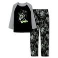 thumbnail image 1 of Tebbis Pajamas For Boys Space Black Gray Long Sleeves 2-Piece PJs Set Kid Comfy Sleepwear Size 6, 1 of 7