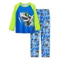 thumbnail image 1 of Beezizac Pajamas For Boys Trendy Shark with Headset Long Sleeves 2-Piece PJs Set Kid Comfy Sleepwear Size 10, 1 of 7