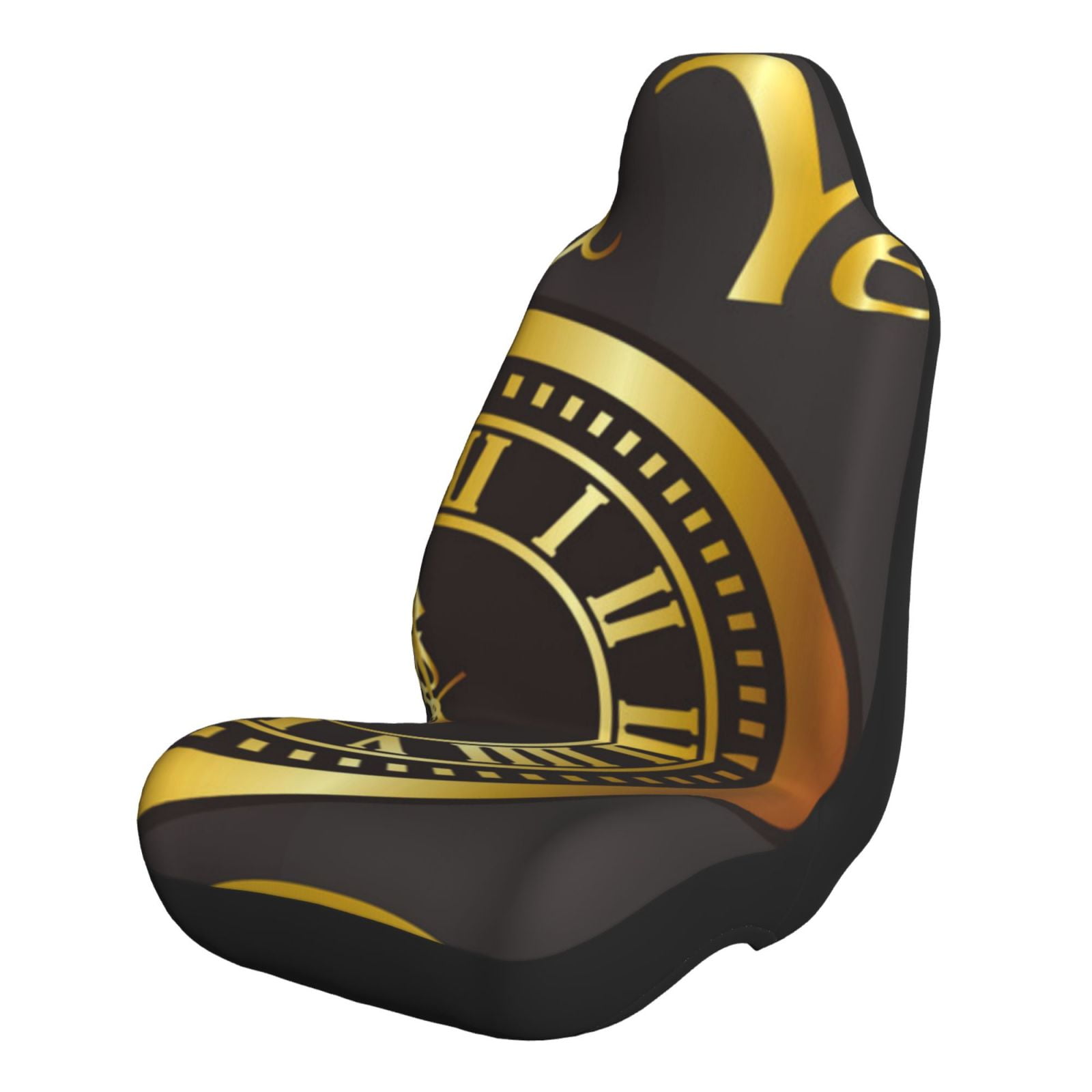 Tebeau 2025 New Year Print Car Seat Cushions, Seat Covers for Cars