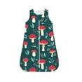 Tebeau Amanita Mushroom Print Baby Sleep Sack Baby Wearable Blanket