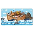 Tebeau Animals on Noah's Ark Floating Print Large Mouse Pad for Desktop