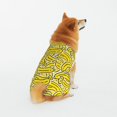 Tebeau Banana A Print Dog Shirts for Pet Clothes Soft Breathable Puppy