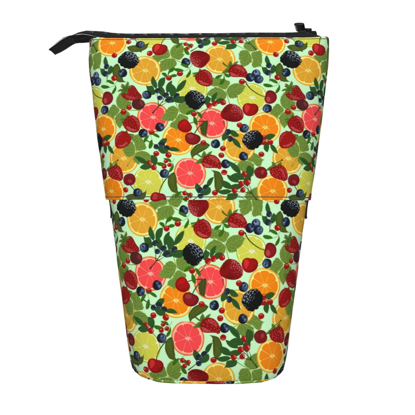 Sack Pen Tebeau Berries And Citrus Print Telescopic Pencil Bag Pen Holder Pop Up ...