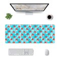 Tebeau Crab Swims In The Ocean Print 12x31.5 inch Gaming Mouse Pad Mat
