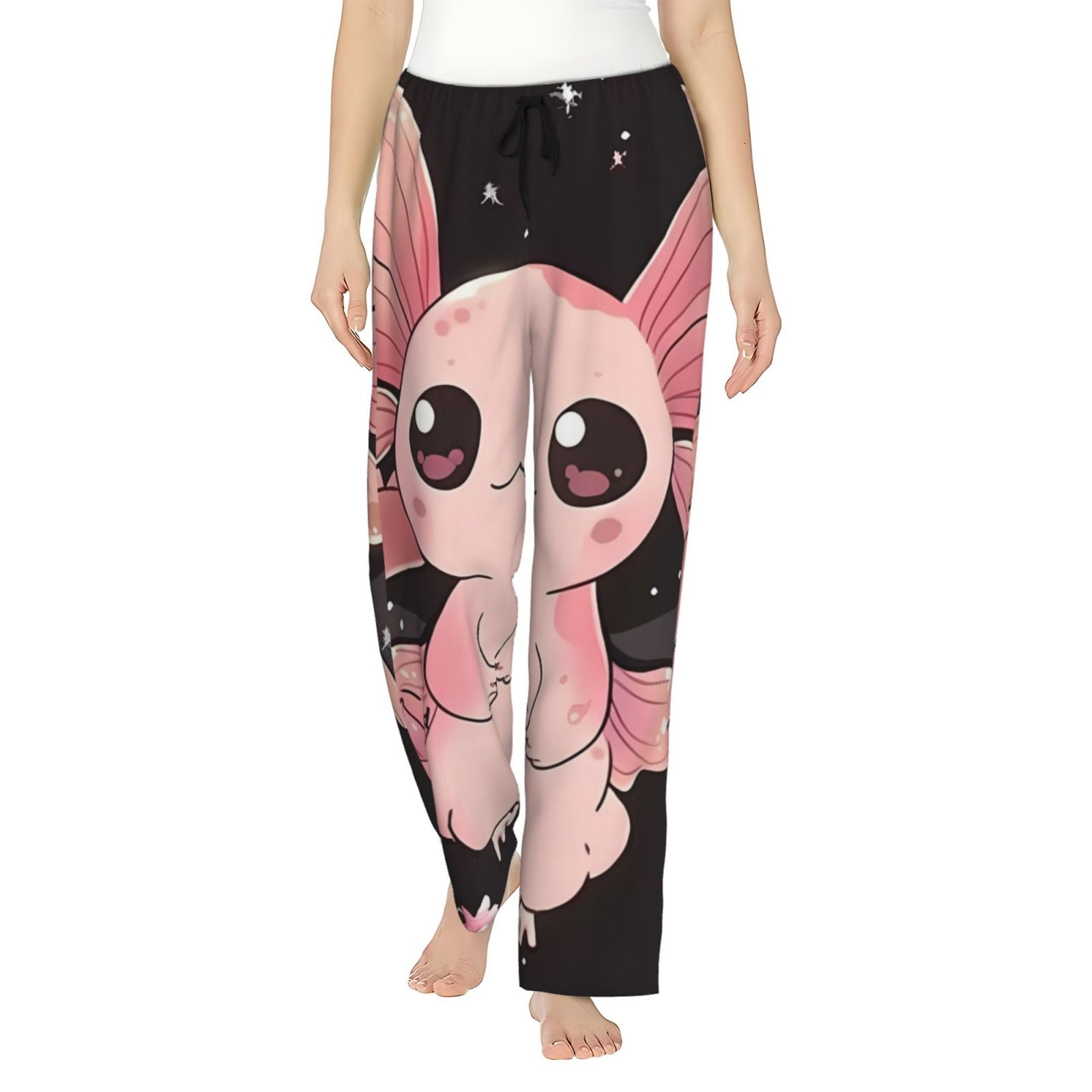 Women's Print Bamboo Long Sleeve Loosey Goosey Tee & Pajama Pants Set - Spring Sky Octopus Anchor main image 0
