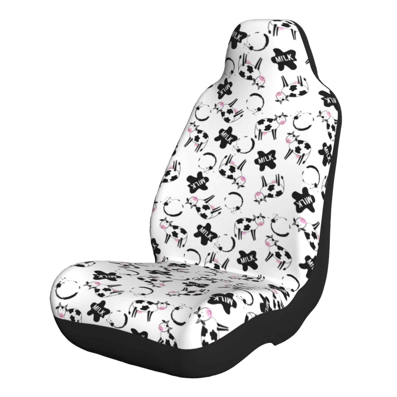 Red Lips Kiss Print Pattern Universal Fit Car Seat Cove