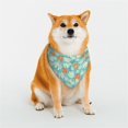 Tebeau Cute Sloth on Floral Tree Print Dog Bandana Dog Scarf Cat
