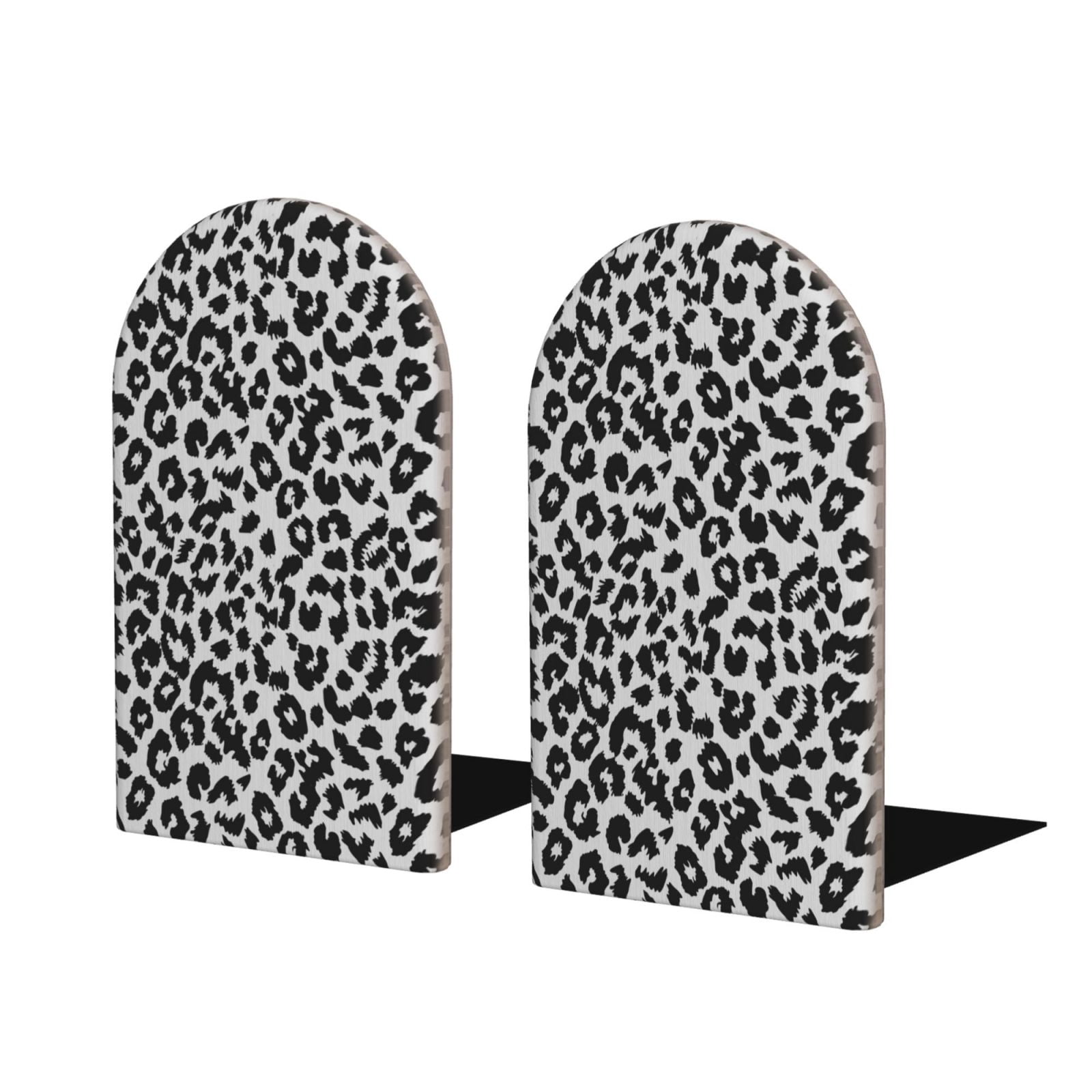 Tebeau Similar To Leopard Print Print Wood Bookends for Shelves ...