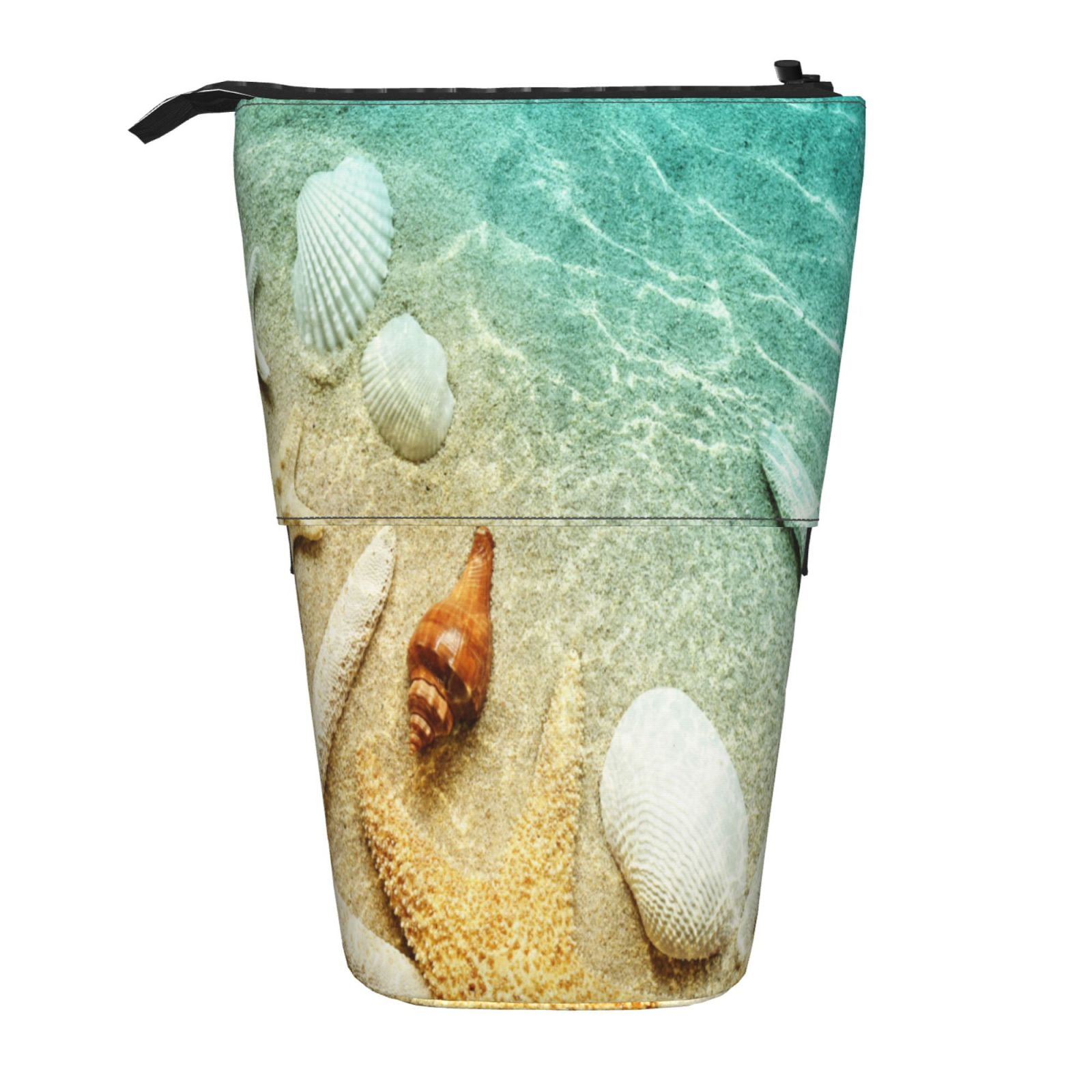 Tebeau Starfish And Seashell On The Beach Print Telescopic Pencil Bag ...