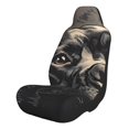 Tebeau Vintage Dog Illustration Print Car Seat Cushions, Seat Covers