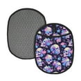 Tebeau cool flower Skull Print Silicone Pot Holders , MultiPurpose Hot