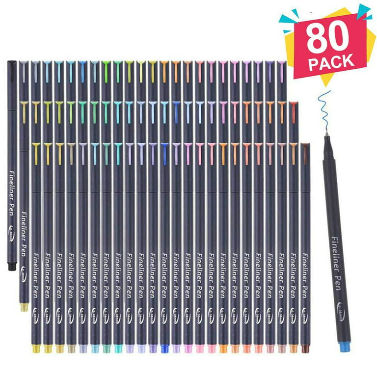 Vanstek 46 Pack Journal Planner Colored Pens, Fineliner Pens for Journaling,  Wri