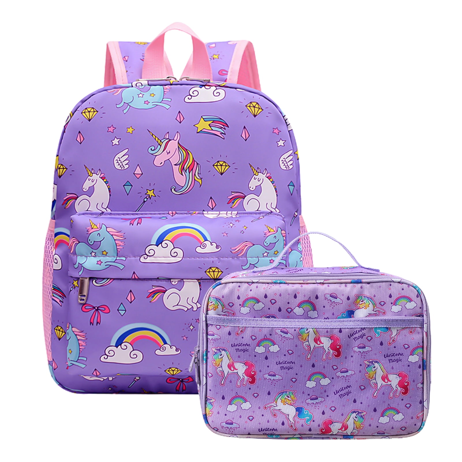Lava Lunch 860006273361 Unicorns Lunch Bag with Containers
