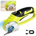 thumbnail image 1 of Teblint Cordless Electric Scissors, 4V Rechargeable Cardboard Box Cutter with Safety Lock & LED Light, Power Rotary Cutter for Fabric Carpet Leather, 1 of 9