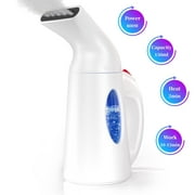 Teblint Handheld Steamer for Clothes, 150ml Portable Garment Steamer, Auto Shut-off Function, Wrinkles/ Steam/ Soften/ Clean for Home, Office & Travel, White