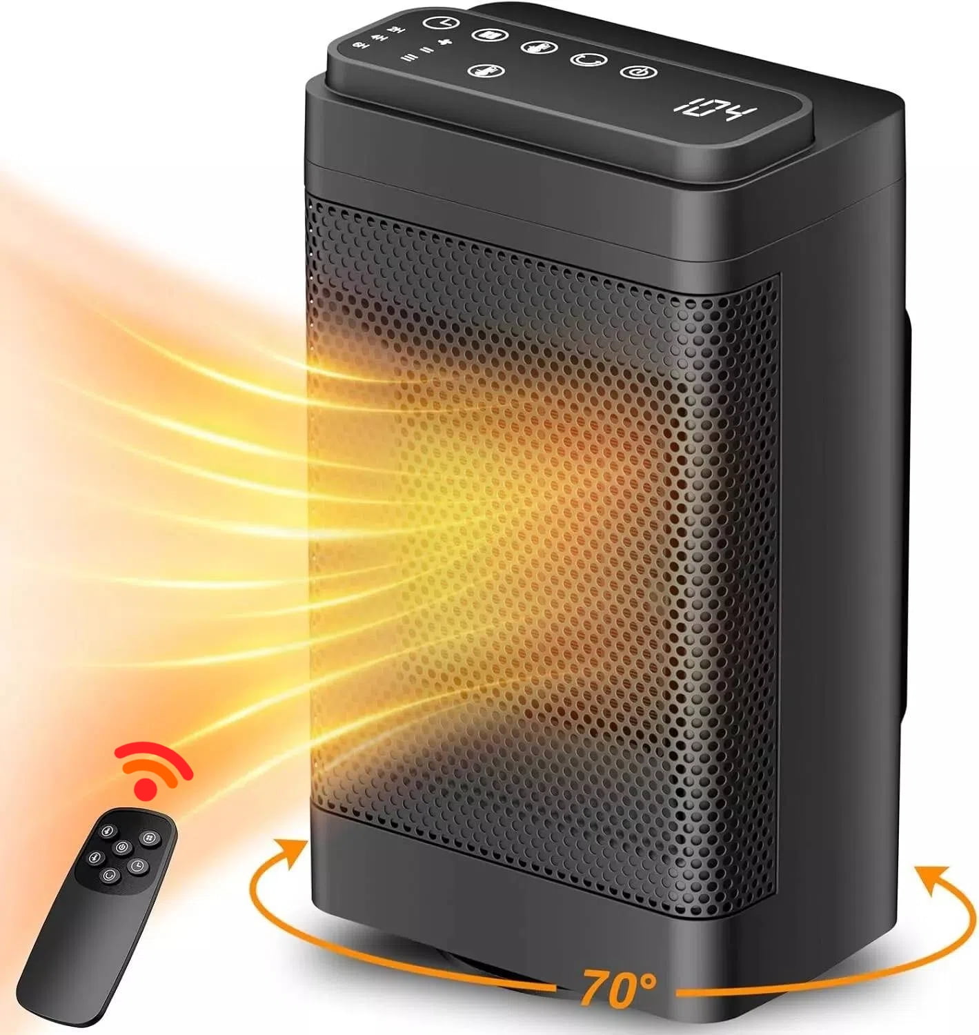 Teblint Space Heater for Indoor Use, 1500W Portable Electric Heaters