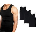 thumbnail image 1 of Tebo Adult Cotton Undershirt Tank Top, 3 Pack (Men's), 1 of 1
