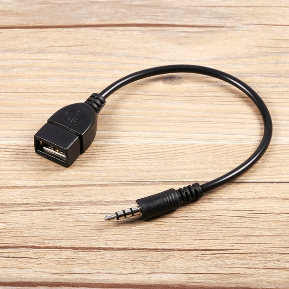 Tebru 10PC 3.5mm Jacks To USB Female Aux Plug Converter Adapter Cable For PC Computer