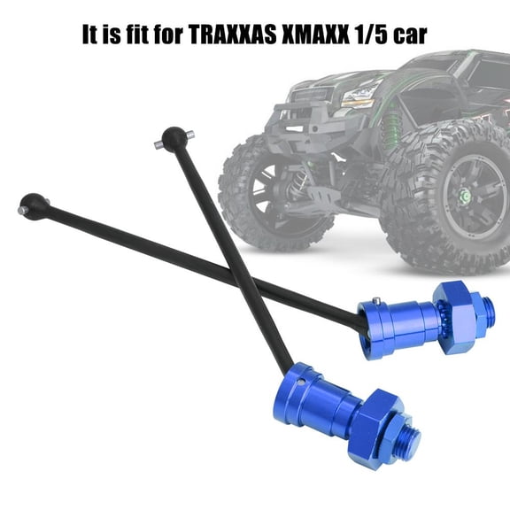 Tebru 1pair Front Rear Drive Shaft CVD Dogbone Upgrade Part for TRAXXAS XMAXX 1/5 Car, RC Rear Drive Shaft CVD, RC Front Drive Shaft CVD