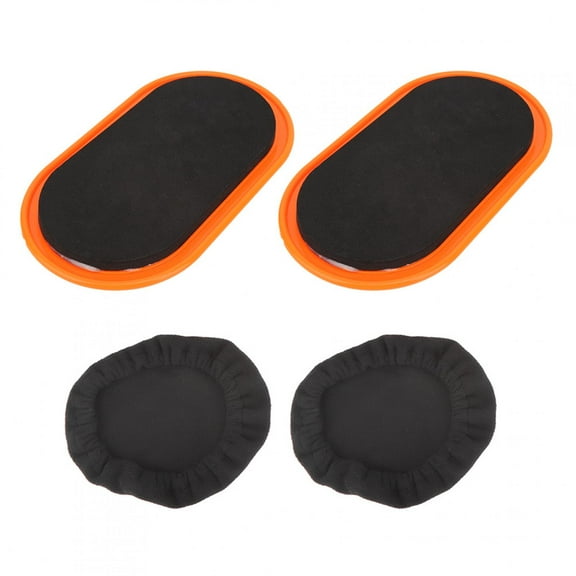 Tebru 2Pcs Slides Fitness Discs Sliding Plate Abdominal Muscle Fitness Equipment Abdominal Muscle Exerciser