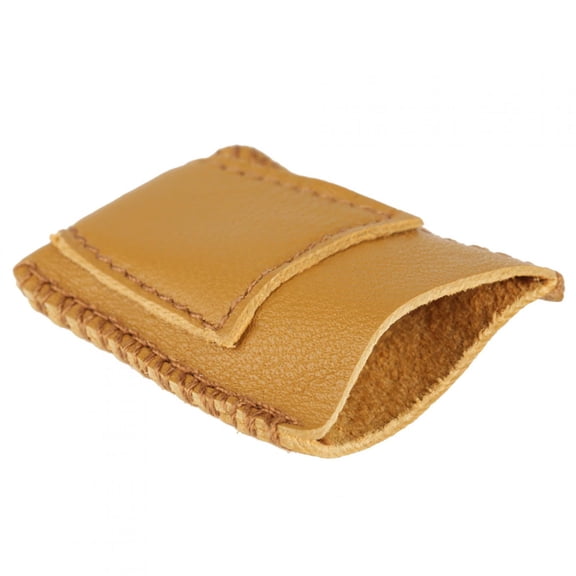 Tebru 2pcs Large Size Leather Thimble Finger Sets with Metal Tip Hand Needlework Accessory , Fit Leather Thimble