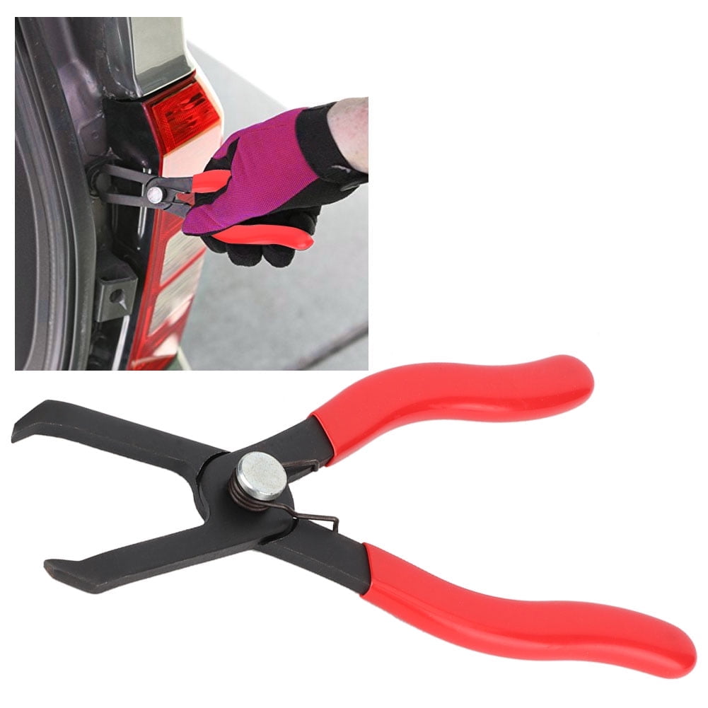 Tebru 30 Degree Push Pin Remover Tool Pliers for Retainer & Anchor Removal, Push Pliers, Push