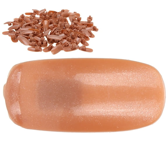 Tebru 300pcs Nail Tips Acrylic Nails for Training Practice Hand DIY Nail Art Salon Practice Tool,Acrylic Nails,Training Practice Hand Acrylic Nails